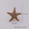 Xinally 6 Pieces Starfish Knobs Coastal Beach Ocean Theme Single