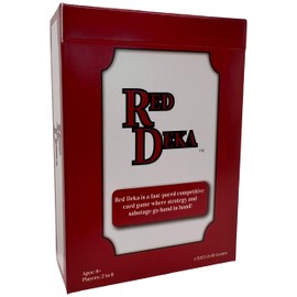 ZEFFI GAMES Red Deka Card Game - Sabotage is The Strategy - Perfect for Game Night with Family and Friends