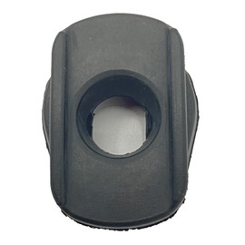 Polaris Ranger Windshield Grommet Tip, Rubber, Titanium, Genuine OEM Part 5415090, Qty 1
