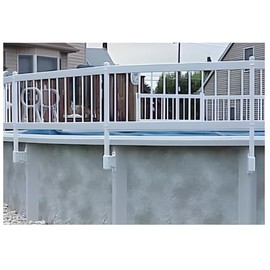 Vinyl Works 24-Inch Taupe Premium Resin Above-Ground Pool Fence Kit C - 2 Sections