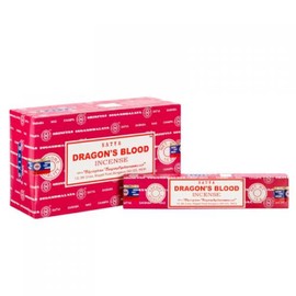 Satya Incense Sticks, Increase Spirituality & Relaxation, Lit Your Day With Holy Fragrance Scented Perfume - Fragrance: Dragon's Blood, Gram: 90 Gram 6pk