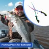CAPASTEC Fishing Pliers, Stainless Steel Freshwater Fishing Pliers, Needle Nose