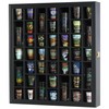 41 Shot Glass Display Case Holder Bar Collection Cabinet Wall