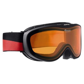 ALPINA Challenge 2.0 Ski Goggles (Colour: 152 Black Matt, Lens: DOUBLEFLEX)