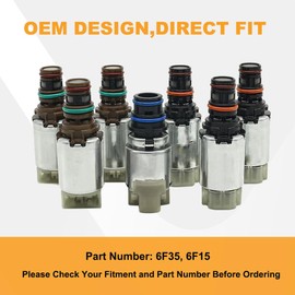 Novalythix 6F35 Automatic Transmission Solenoids Valve Kit Compatible with Ford Fusion Escape Tribute Mariner 6F35-7PCS