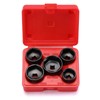 CASOMAN 5 Pieces 3/8" Drive Low Profile Oil Filter Socket