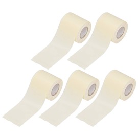 Insulating Tape for Air Conditioning, Pack of 5 Width 6 cm PVC High-Quality Insulation Tape Air Conditioning Pipe Tape Pipe Binding Straps for Protecting, Bundling and Repairing Cables (Cream Colours)
