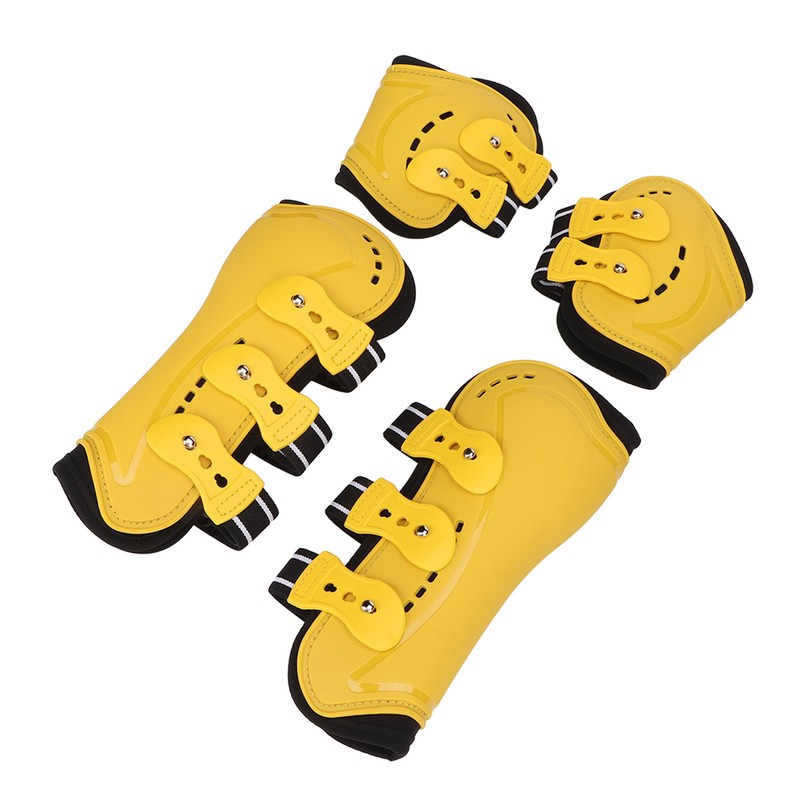 Horse Tendon Boots Fetlock Boots Open Front Breathable Adjustable Protective