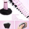 OFFCUP 10pcs Travel Makeup Brush Set, Mini Makeup Brushes With