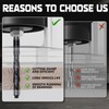 CSOOM Down Cut Spiral Flush Trim Router Bit with Double