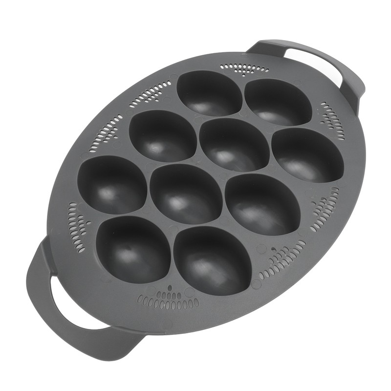 10 Holes Egg Poacher Insert Easy Release Portable Multifunctional Egg