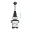Yanmis 2-Position Joystick Switch, 2NO, XD2PA22CR, Momentary, 380V AC, 22mm