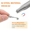 HARFINGTON 5pcs P5 Pentagon Screwdriver Bit 5/32" Hex Shank 35mm/1.38"