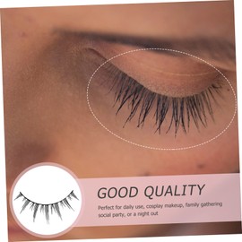 MERRYHAPY 5 Pairs Natural False Eyelashes for Women Reusable Makeup Lashes and for Personal and Professional Use Enhance Your Eye Beauty