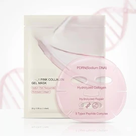 Mascarilla Facial de Colágeno y PDRN en Gel – Tratamiento Coreano Antiedad con ADN de Sodio, Niacinamida y Complejo de Péptidos, Hidratación Profunda, Elasticidad y Efecto Firmeza, 28 g