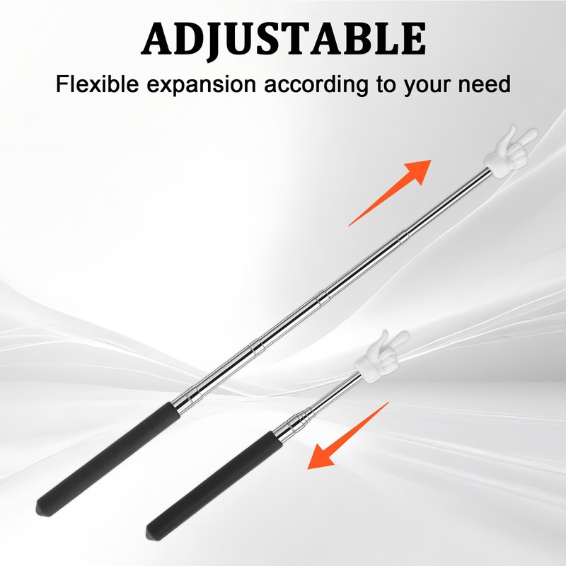 YUXIANLB 3PCS Telescopic Teachers Pointer, Extendable Pointer Finger Stick for
