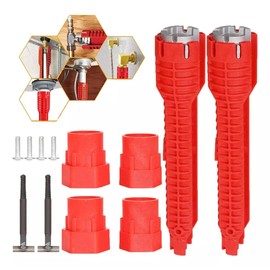 SLNXA 2 Llave De Instalación Lavabo Tubería Multifuncional 8 En 1