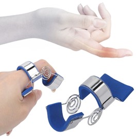 Spring Splint Finger, Bendable Finger Extension Rail with Automatic Return for Bending, Insufficient for Hospital (M)