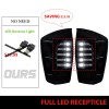Mayello Black Smoke Pair LED Tail Lights For 2016-2023 Toyota