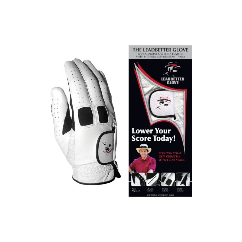 Leadbetter Men's Correct Grip Glove, Large, Right Hand