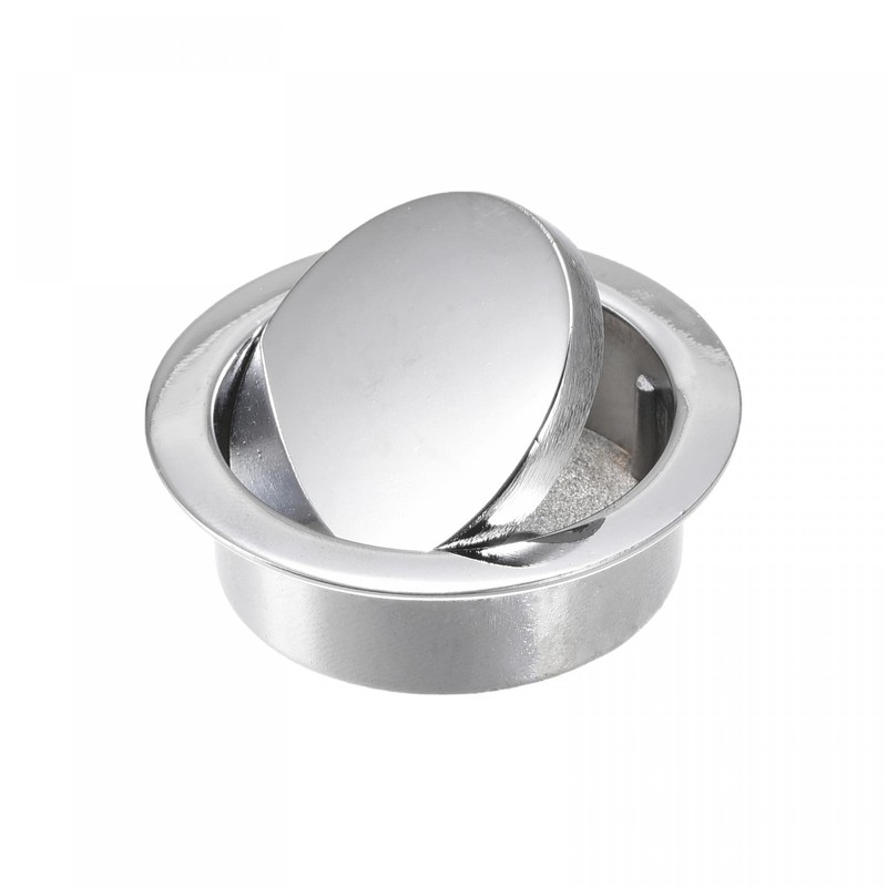 uxcell Finger Flush Pull Handle 2pcs Installation Hole Dia. 35mm/1.38"