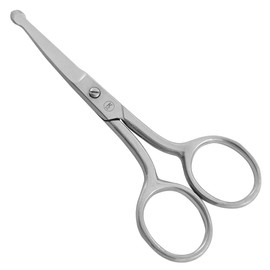 K-Pro Nose Hair Scissors, Nose Scissors, Ear Scissors, Beard Scissors, Rounded, Pack of 1