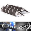 Pair of 1" Dual Motorcycle Bar End Hand Grips Handlebar