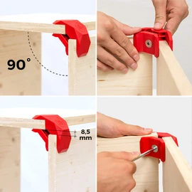 Playwood Connector, 90 Degree, 4 Pack
