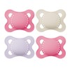 MAM Original Matte Baby Pacifiers, Binky for Girls 0-6 Months,