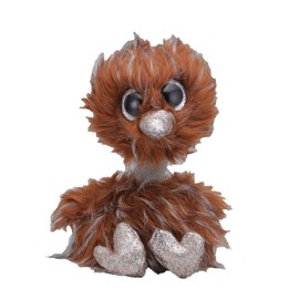 TY Orson Ostrich Beanie Boos Medium, Beanie Baby Soft Plush Toy, Collectible Cuddly Stuffed Teddy