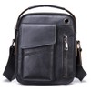 Leather Shoulder Crossbody Bag for Men Business Messenger Briefcase Handbag