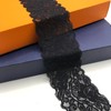 3.3 Inch Wide Lace Trim Ribbon, Stretchy Lace Fabric by