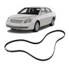 AC Compressor Serpentine Drive Belt 7PK2090 Rubber Oil Heat Resistant