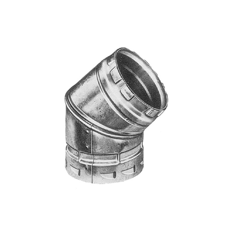 American Metal 3In Ameri 45Deg Elbow - 2Wall 3E45