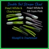 Double Tail Stinger Shad 1-3/4” Ten Per Pack - Colour: