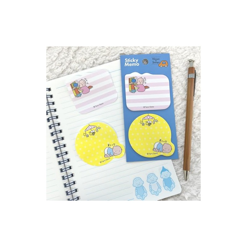 Gakken StaFul AM04842 Ootaro Sticky Notes, Blue