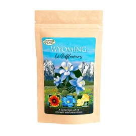 Wyoming Wildflower Seed Mix, Covers 325 Sq Ft, 14 Flower Varieties, Over 53,000 Seeds - Created By Nature