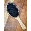 Boar Bristle Oval Hair Brush by RustiK, Eco Friendly, Detangling,