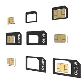 innoGadgets® Nano SIM Adapter Set, Complete Adapter Set for Nano SIM to Micro SIM to SIM, Includes SIM Opener Needle, Suitable for All Devices