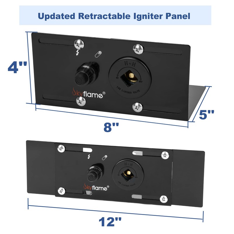 Skyflame Fire Pit Gas Burner Spark Ignition Kit - Including