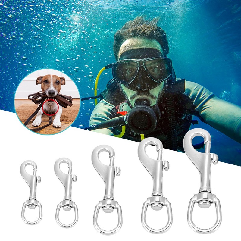 316 Stainless Steel Hook Swivel Eye Clasp Snap Hook for