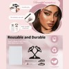 XFSRG Eyetour Eyeshadow Tool Set, Reusable Eyeshadow Stencil, Eyeliner Stencil,