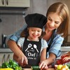 Halinuia Grembiule per bambini e cappello da chef, regolabile su