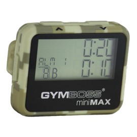 Gymboss miniMAX Interval Timer and Stopwatch - CAMOUFLAGE/TAN SOFTCOAT