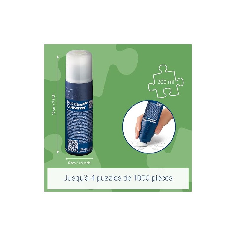 Ravensburger Pegamento Protector para Rompecabezas | Conserver 200 ml Rinde