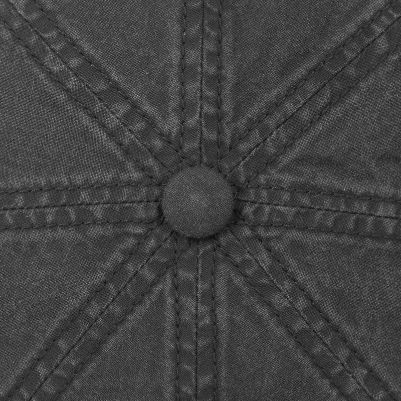 Stetson Hatteras Cotton Cap flat (M (56-57 cm) - black)