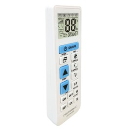 Metronic 495348 – Telecomando universale per condizionatori e pompe di calore, ricerca automatica per marca o per modello, timer, 5 modalità di funzionamento, bianco