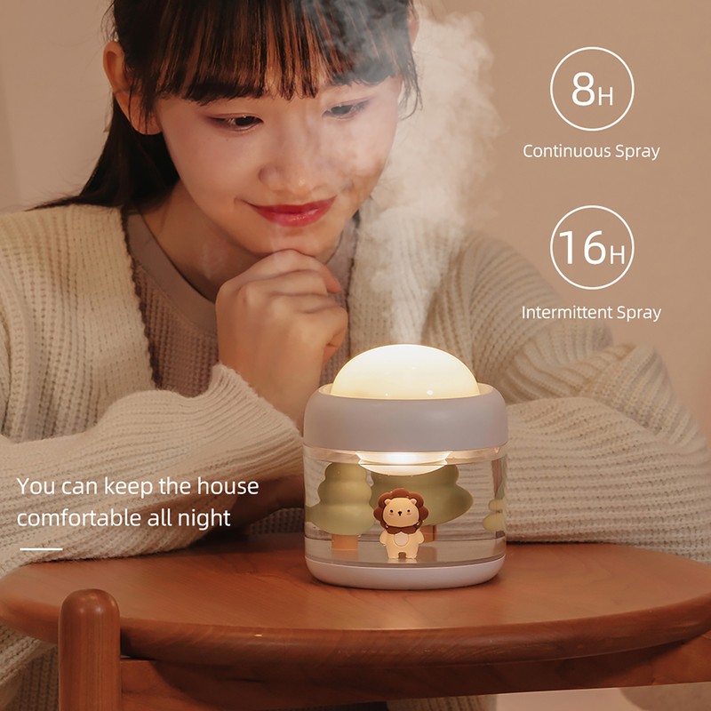 Humidifier Home Landscape Projection 35ML-55ML/H Spray Volume 2000mAh 500ml Large