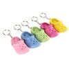 Ausla Schlüsselanhänger, Süßer Slipper, Mini-Schlüsselanhänger, 20 Stück, DIY, Flexibles Silikon,