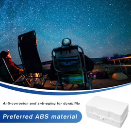 Weatherproof Connection Box, Electrical Outlet Covers, Heavy Duty with Padlock for Power Strip, Outlet, Plug, Socket, Timer, Holiday Light